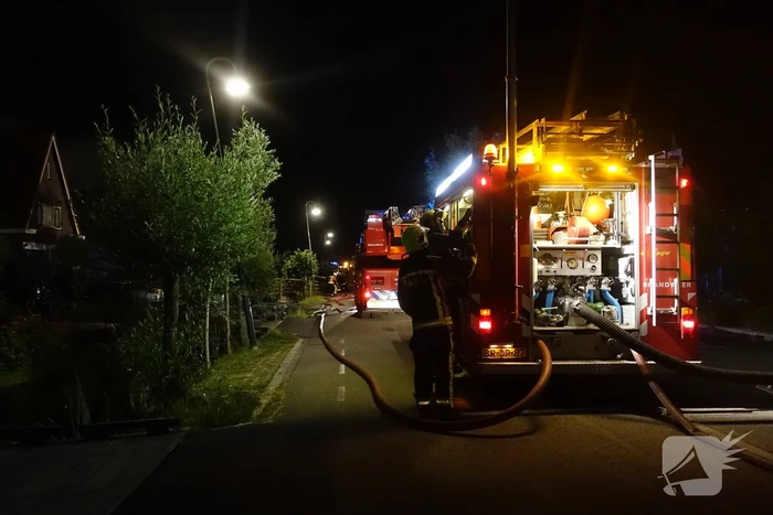 Grote brand in vrijstaande woning