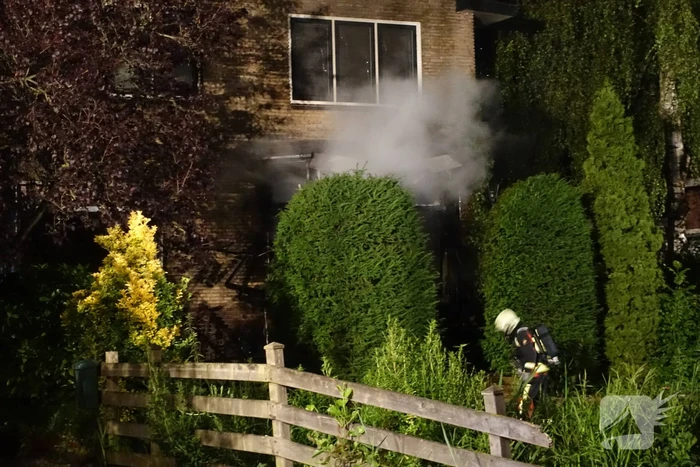 Grote brand in vrijstaande woning
