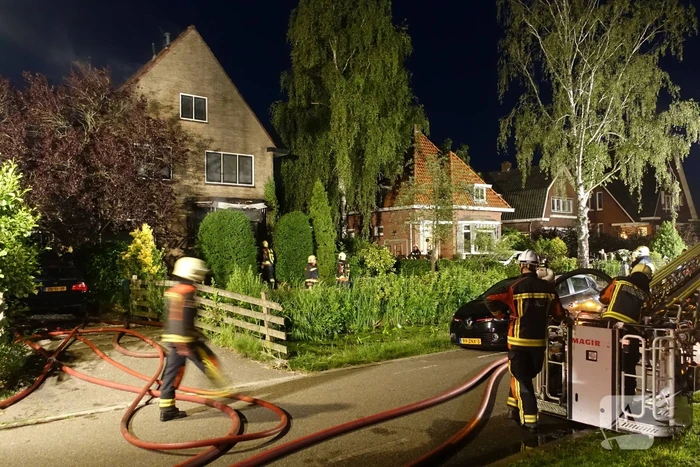 Grote brand in vrijstaande woning