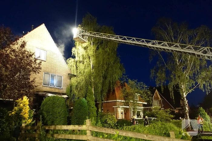 Grote brand in vrijstaande woning