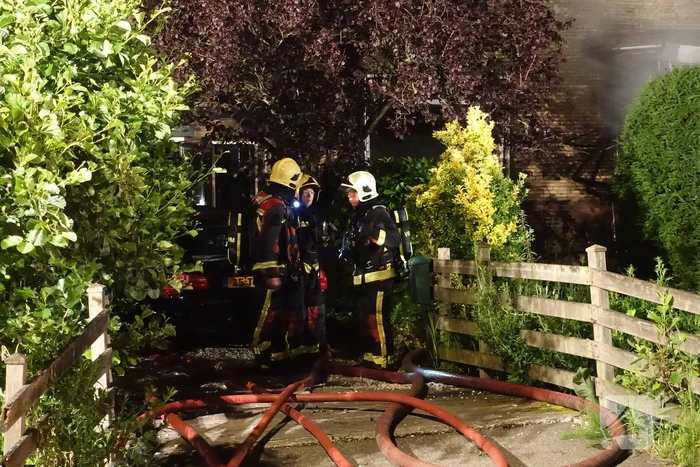 Grote brand in vrijstaande woning