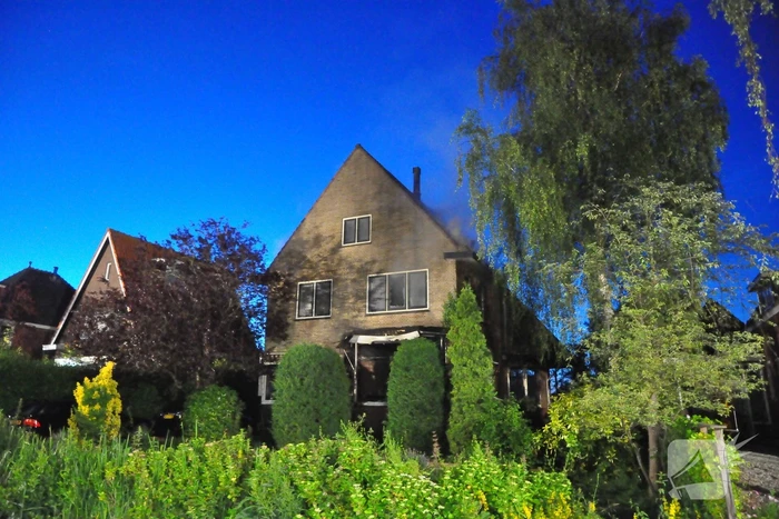 Grote brand in vrijstaande woning