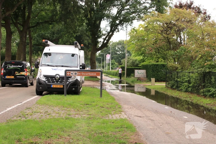 Gevaarlijke situatie door waterleidingbreuk