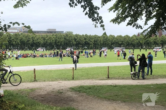 Grote groepen demonstranten op Malieveld aangehouden