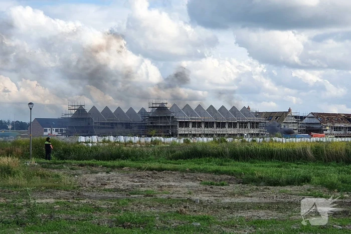 Enorme knal na brand op bouwplaats