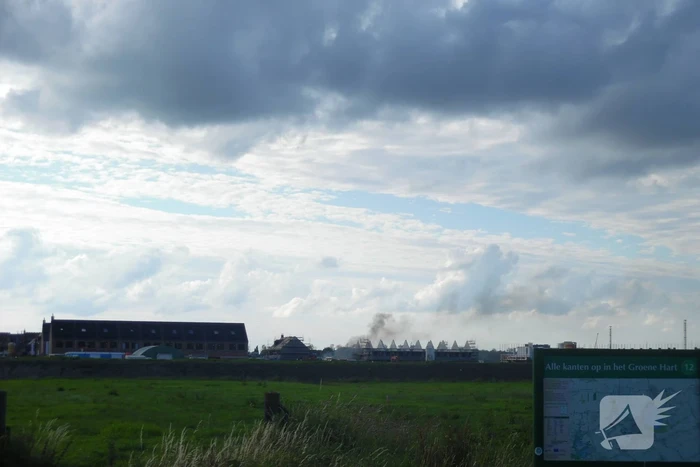Enorme knal na brand op bouwplaats