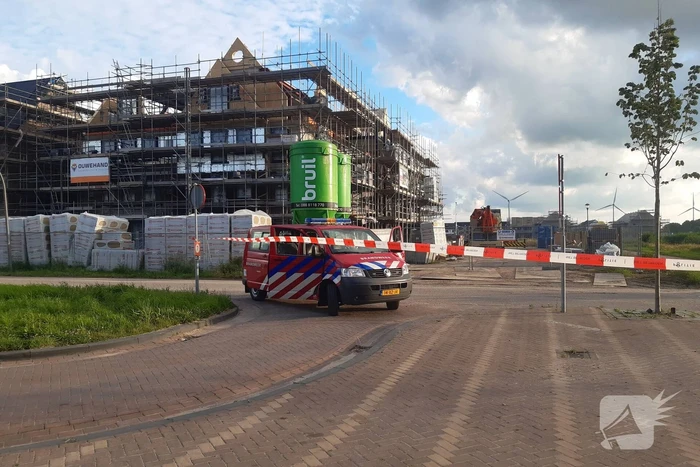 Enorme knal na brand op bouwplaats
