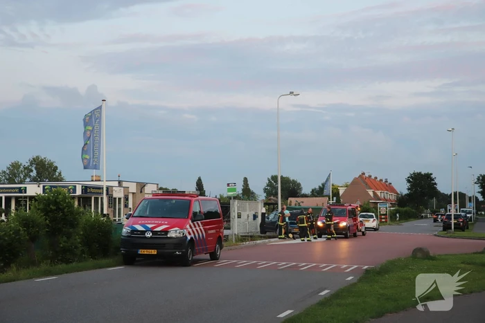 Flinke brand in schuur