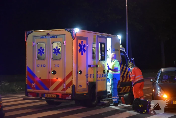 Persoon gewond na aanrijding met motor