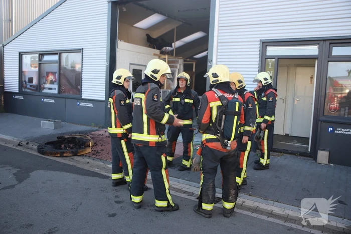 Brand in woonwinkel Trendmeubel