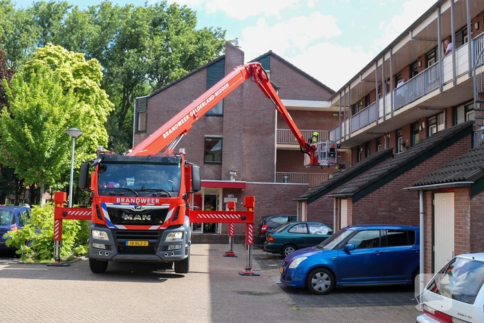 Brandweer haalt patiënt naar beneden vanwege werkzaamheden lift