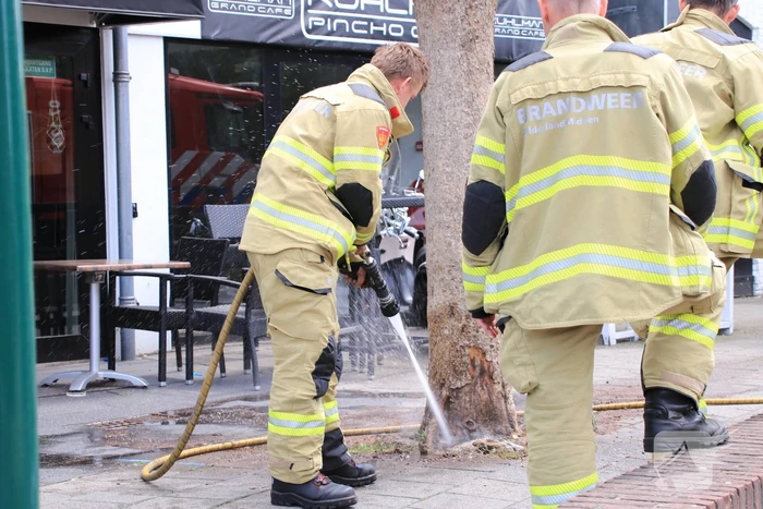 Boom op terras van Pincho-Café Kuhlman vliegt in brand