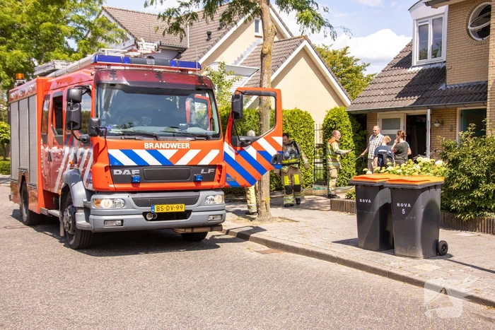 Bewoner voorkomt brand in coniferenhaag