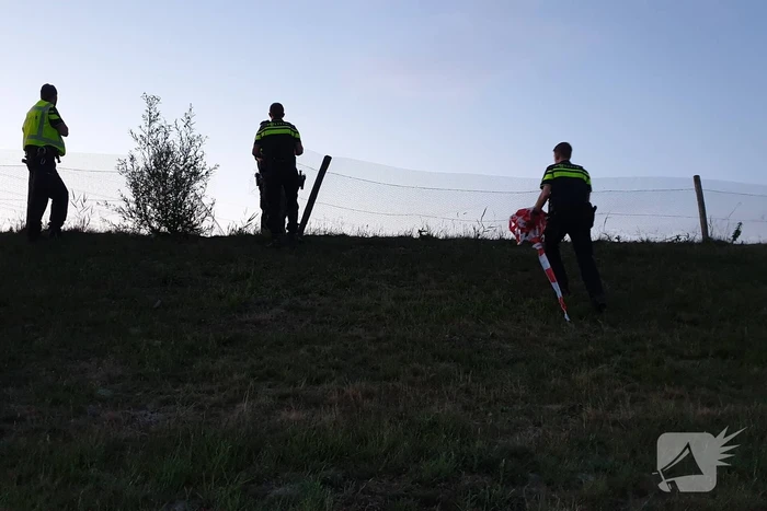 Weg dicht na losgebroken paarden