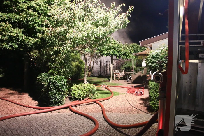 Felle uitslaande brand in chalet