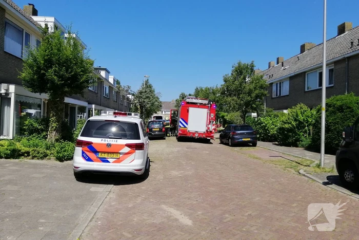 Gasleiding geraakt bij werkzaamheden