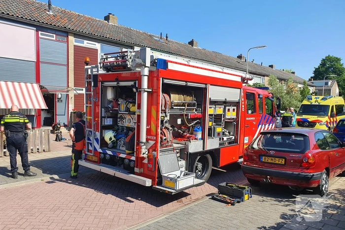 Gewonde bij brand in keuken