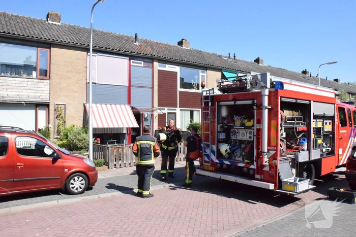 Gewonde bij brand in keuken