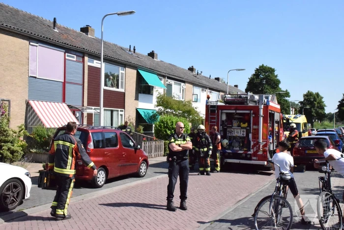 Gewonde bij brand in keuken