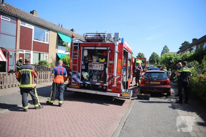 Gewonde bij brand in keuken