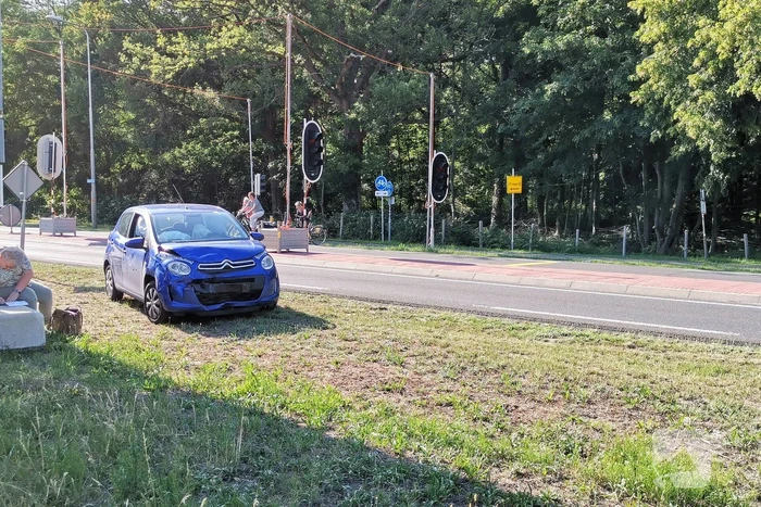 Kop-staart aanrijding bij tijdelijke verkeerlichten