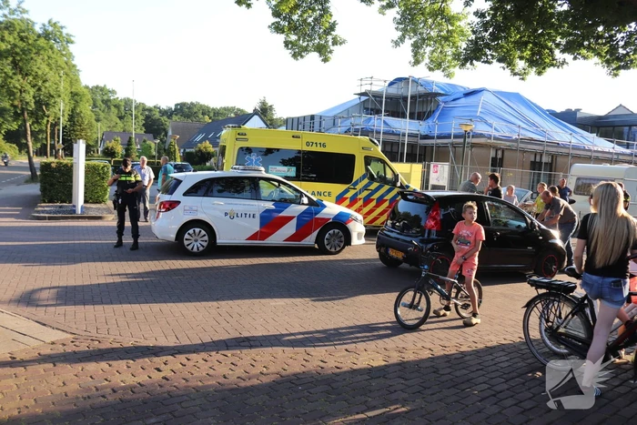 Aanrijding tussen auto en wielrenner