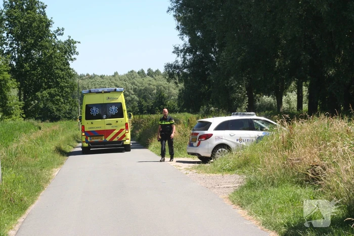 Fiets belandt in sloot bij eenzijdig ongeval