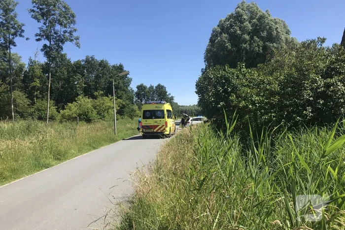 Fiets belandt in sloot bij eenzijdig ongeval