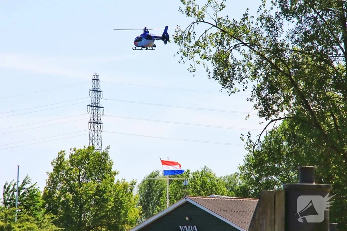 Traumahelikopter aanwezig bij grote zoekactie
