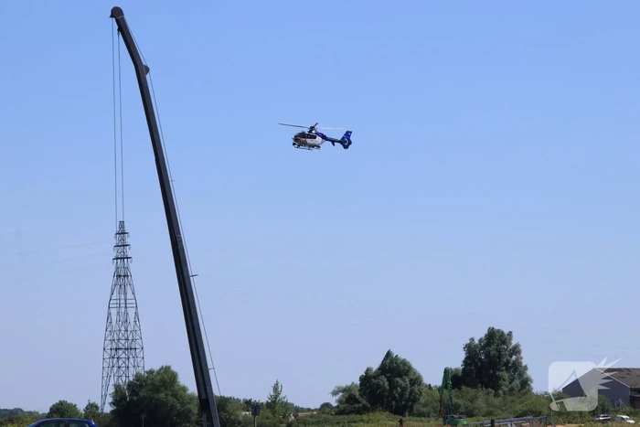 Traumahelikopter aanwezig bij grote zoekactie