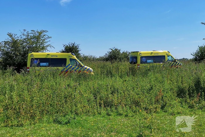 Traumahelikopter aanwezig bij grote zoekactie