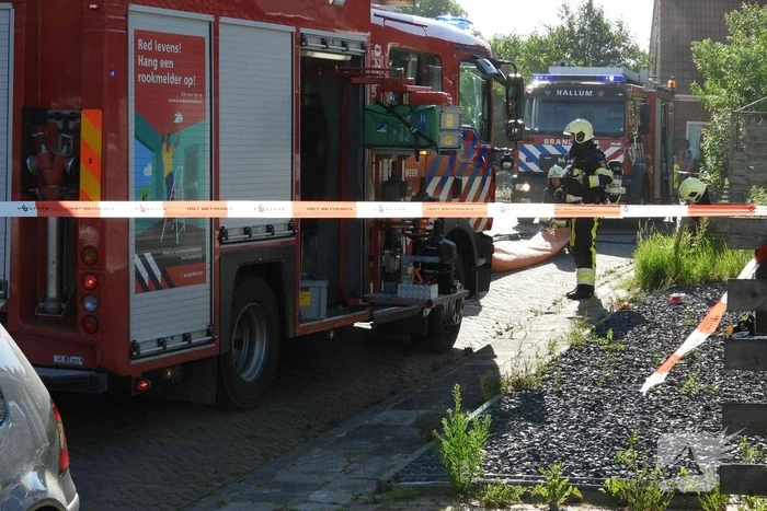 Bewoner gewond bij woningbrand