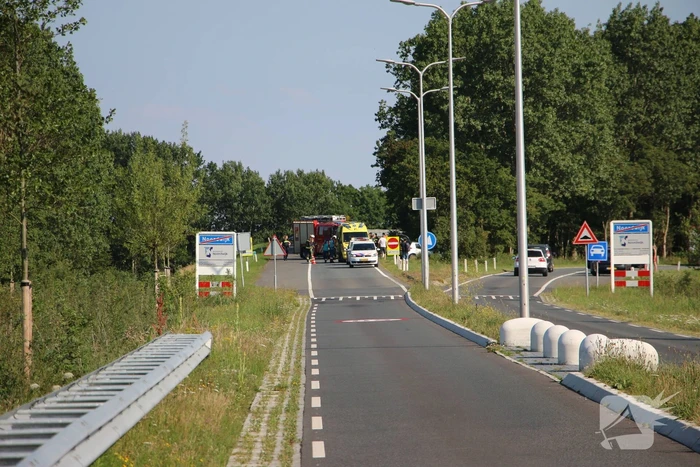 Personenauto flink beschadigd na eenzijdige aanrijding