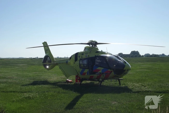 Traumahelikopter landt voor incident op boerderij