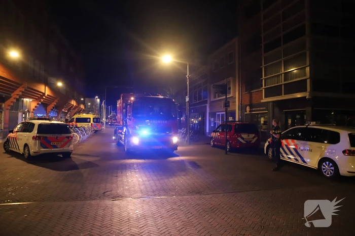 Zeer grote brand dak restaurant Pronto