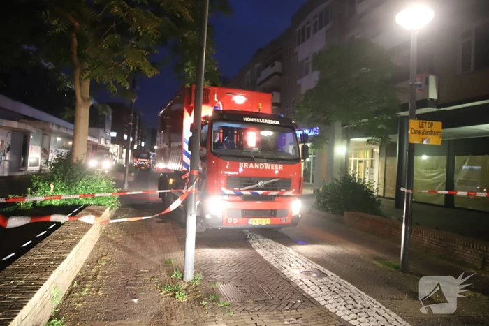 Zeer grote brand dak restaurant Pronto