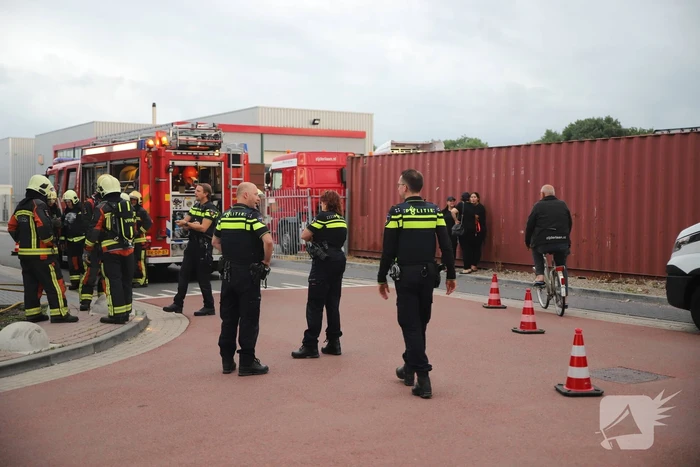 Oververhitting van luchtpomp zorgt voor kleine brand in bedrijfspand
