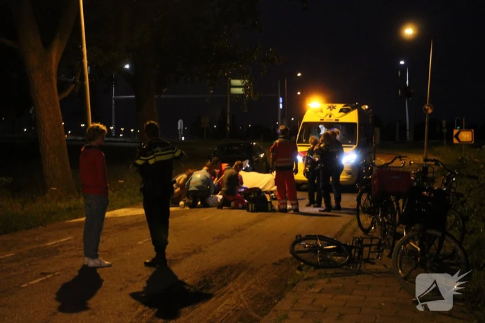 Vrouw zwaargewond na valpartij