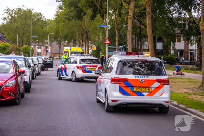Overstekend kindje op fiets aangereden