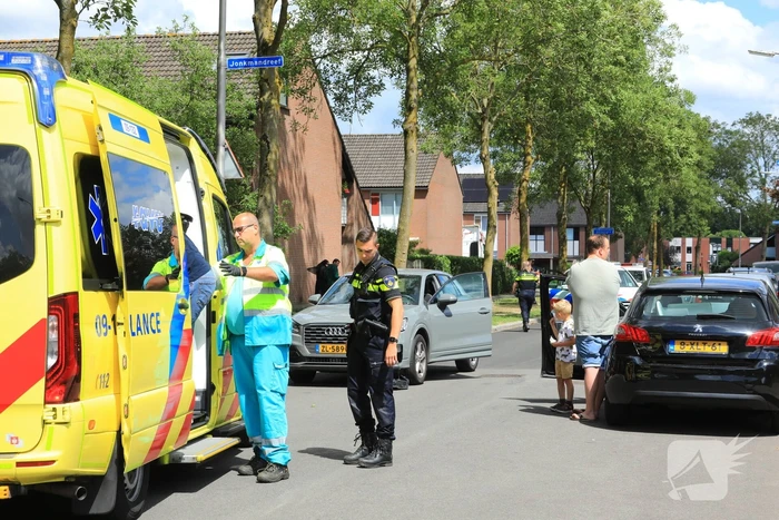 Overstekend kindje op fiets aangereden
