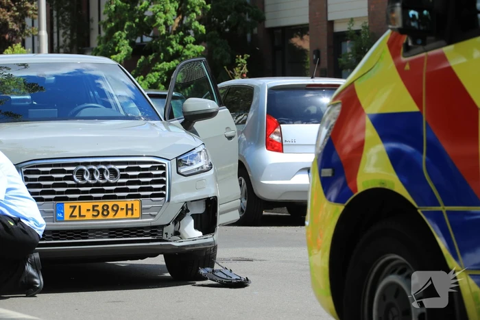 Overstekend kindje op fiets aangereden