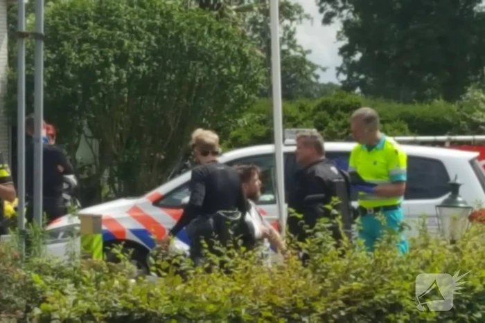 Motorrijder in botsing met auto