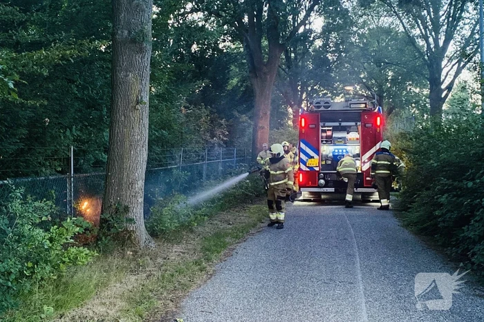 Twee branden geblust op sportpark