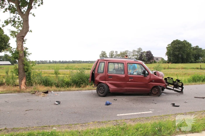 Gewonde en forse schade bij ongeval