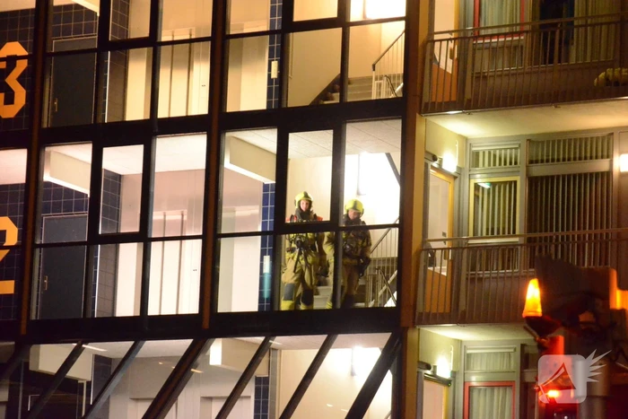 Zwaargewonde bij brand op zesde verdieping