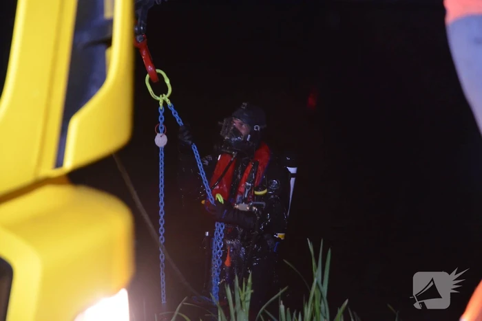 Gestolen auto in Aarkanaal aangetroffen