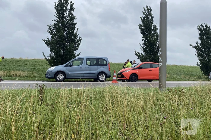 Meerdere voertuigen betrokken bij kop-staartbotsing