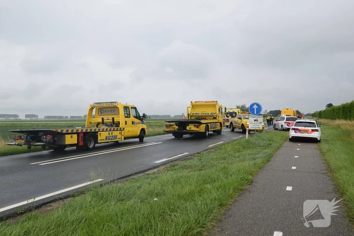 Vijf voertuigen betrokken bij ongeval