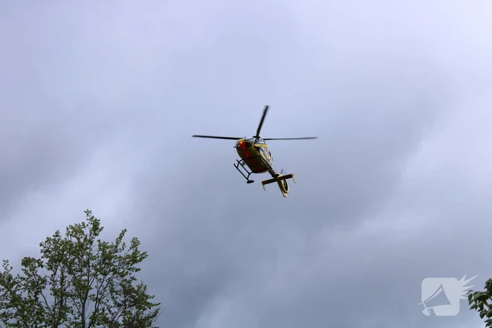 Duitse traumahelikopter landt voor ongeval