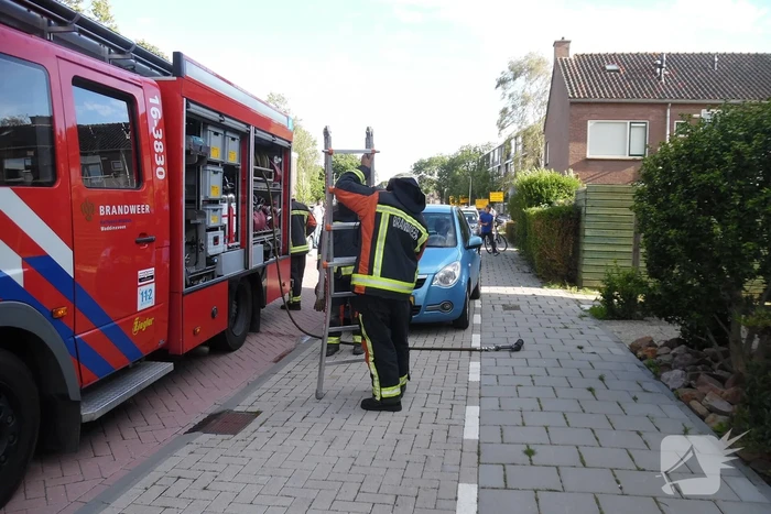 Persoon aangehouden bij brand